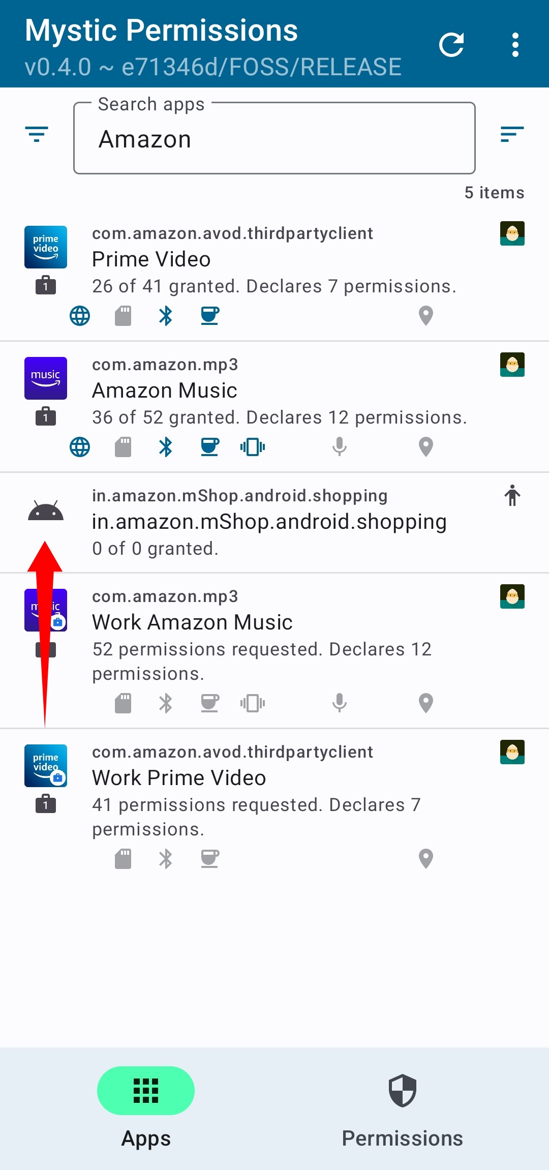 App Crashes when clicking on Amazon Shopping app · Issue #69 · d4rken ...