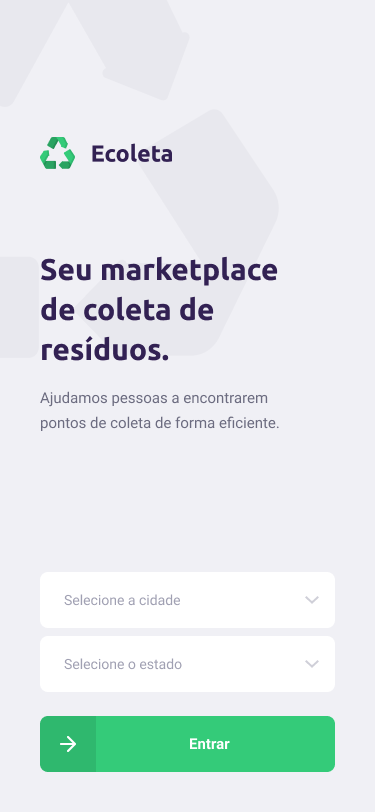 GitHub - MelquiasRibeiro/ecoleta: :recycle: Um marketplace de coleta de ...