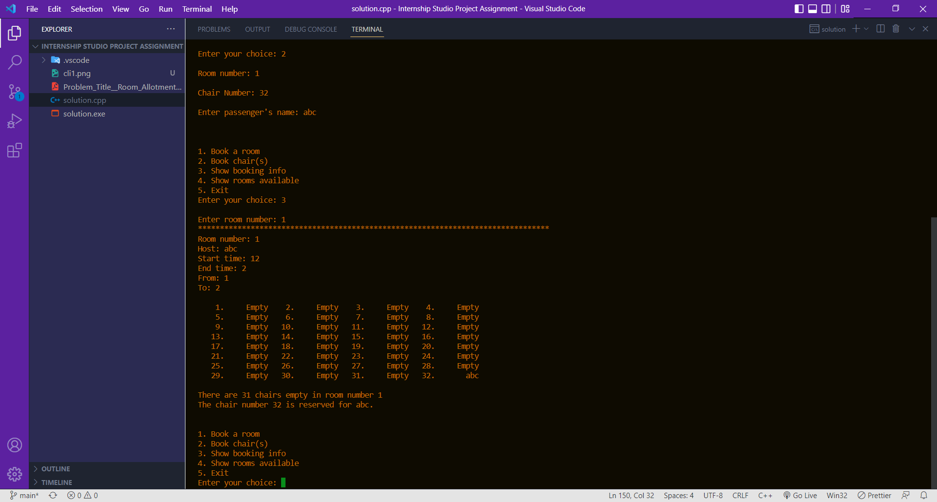 GitHub - Gokul221/Internship-Studio-Project-Assignment: Solution of C++ ...