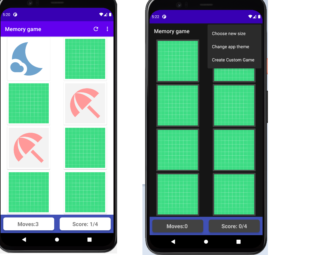GitHub shrutibansal1802/MemoryAndroidGame memory card game android