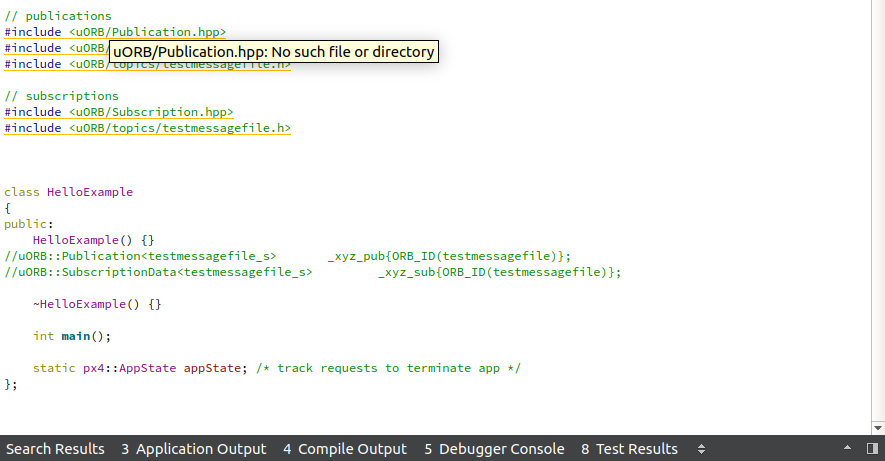 Getting error "Files not found" but PX4 firmware have all those files ...