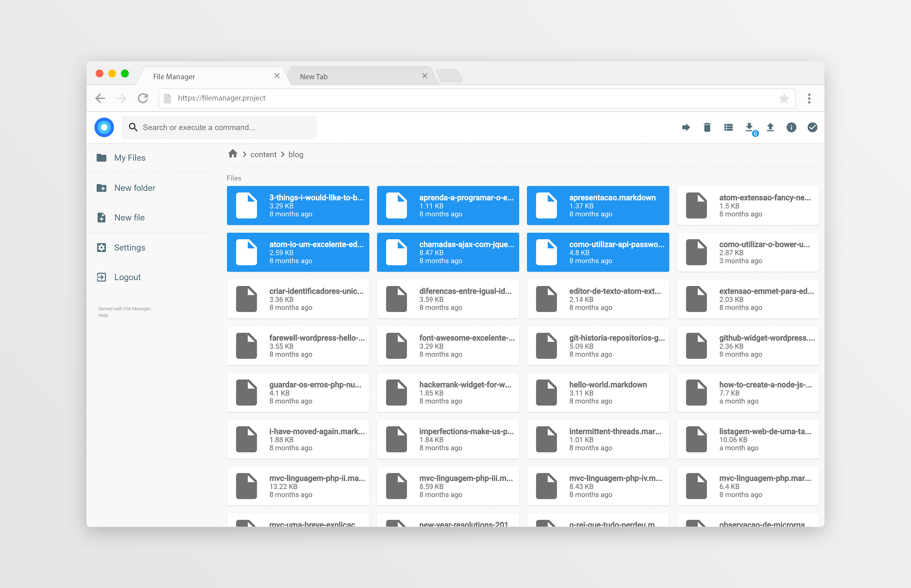 Github Toyodadoubi Filemanager Web File Manager Which Can Be Used As A Middleware Or Standalone App