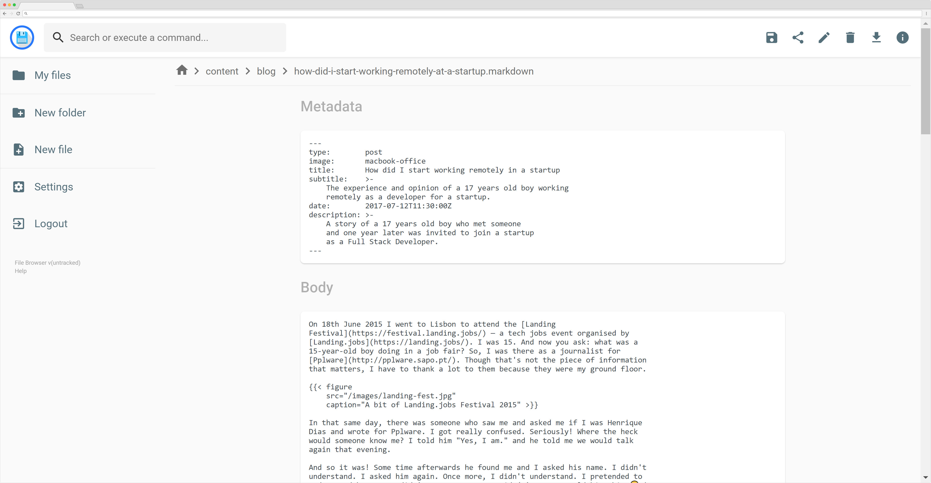 Markdown Editor