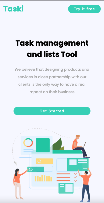 GitHub - fidsta1990/taski: Task manager landing page created with HTML ...