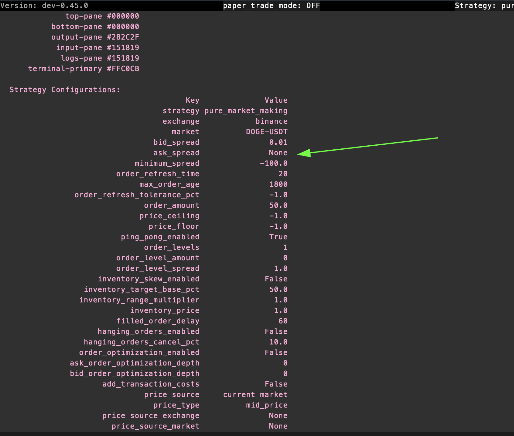 Using spreads command then skipping one of the spread midway (ctrl + x ...