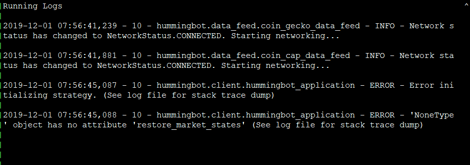 [BUG] Unable to start Dolomite error 'trading_pairs' · Issue #1148 ...