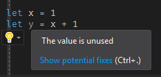 Show type of unused variable in tooltip · Issue #5574 · dotnet/fsharp ...