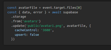 Upsert in storage · supabase · Discussion #7733 · GitHub
