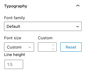 Global Styles: Custom Font Size set by Theme defaults doesn't display ...