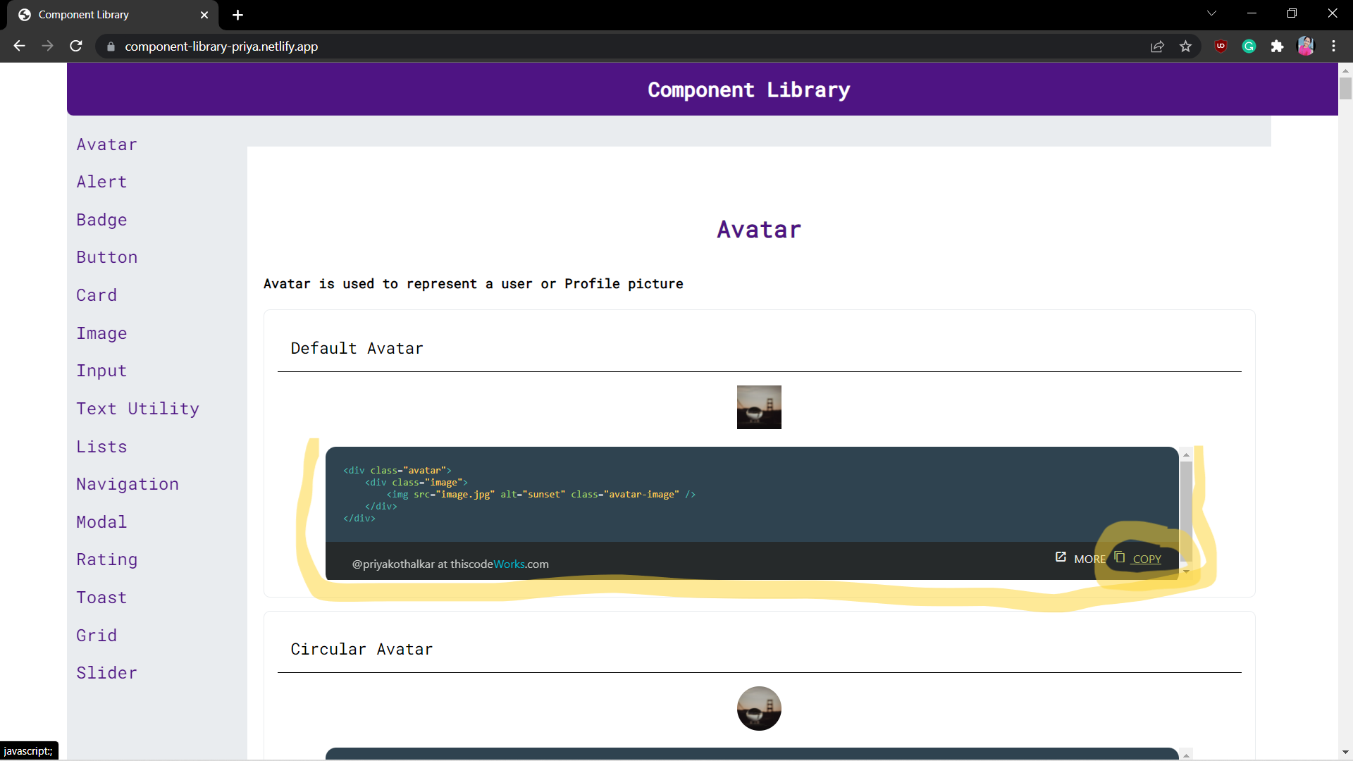 GitHub - Kothalkarpriya/component-library