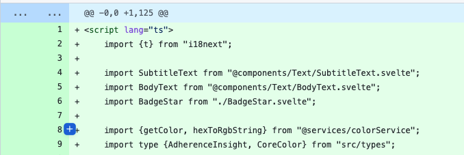 Svelte files don't show syntax highlighting in browser pull requests ...