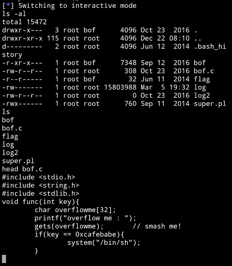 .interactive() shell only works for first command · Issue 1843
