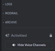 (Bug) The plugin won't show the hidden channels in community servers ...