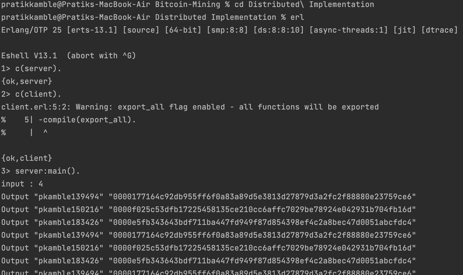 GitHub - Niche-538/Bitcoin-Mining: COP5615 - DOSP - Project 1