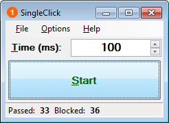 Click One Second GitHub - publicdomain/single-click: Disables second click until X ...