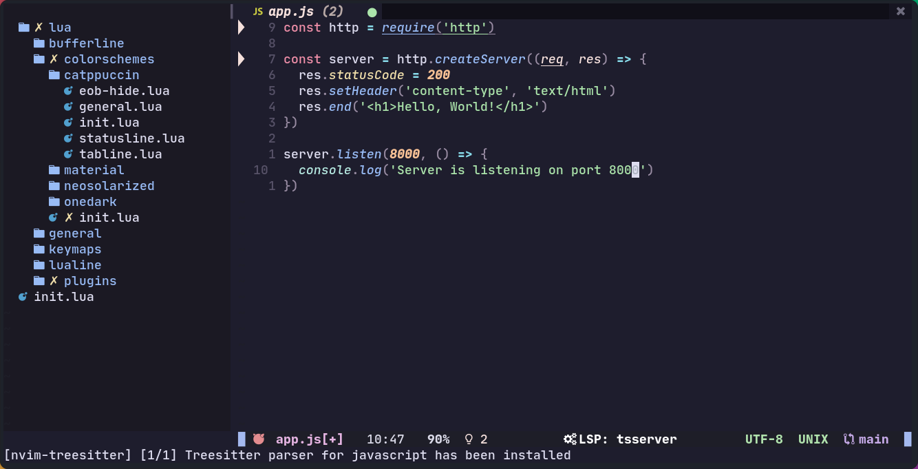 Catppuccin theme for NvChad · Issue #706 · NvChad/NvChad · GitHub