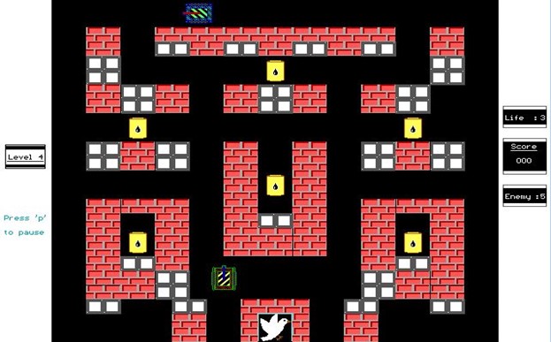 GitHub - nitin7999/BattleCity: BattleCity spin off coded on TURBO C++ ...
