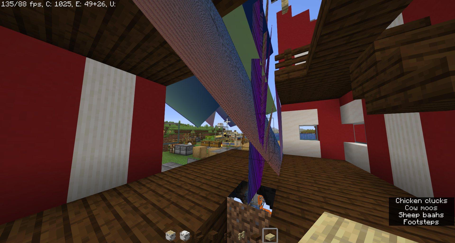 Visual bug caused by destroying a placed block within a 5 second ...