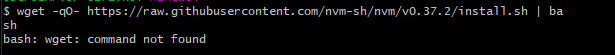 Error during nvm installation · Issue #2398 · nvm-sh/nvm · GitHub