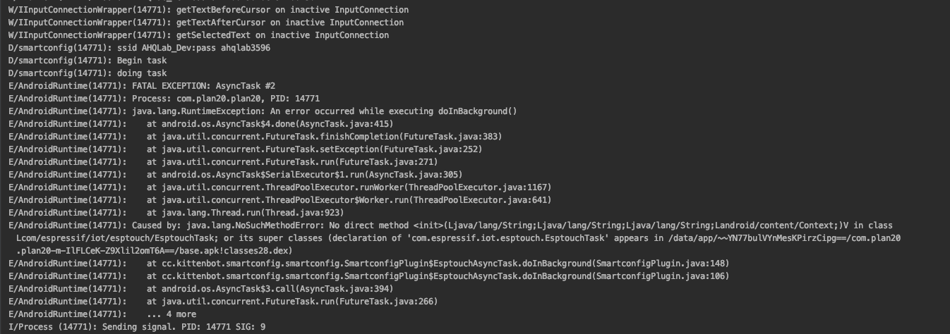 Issue in Anroid · Issue #8 · KittenBot/flutter_smartconfig · GitHub