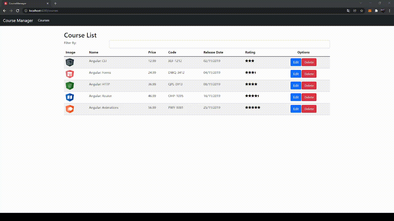 GitHub - SidneyJunior26/Course-Manager: Course manager using Angular 8