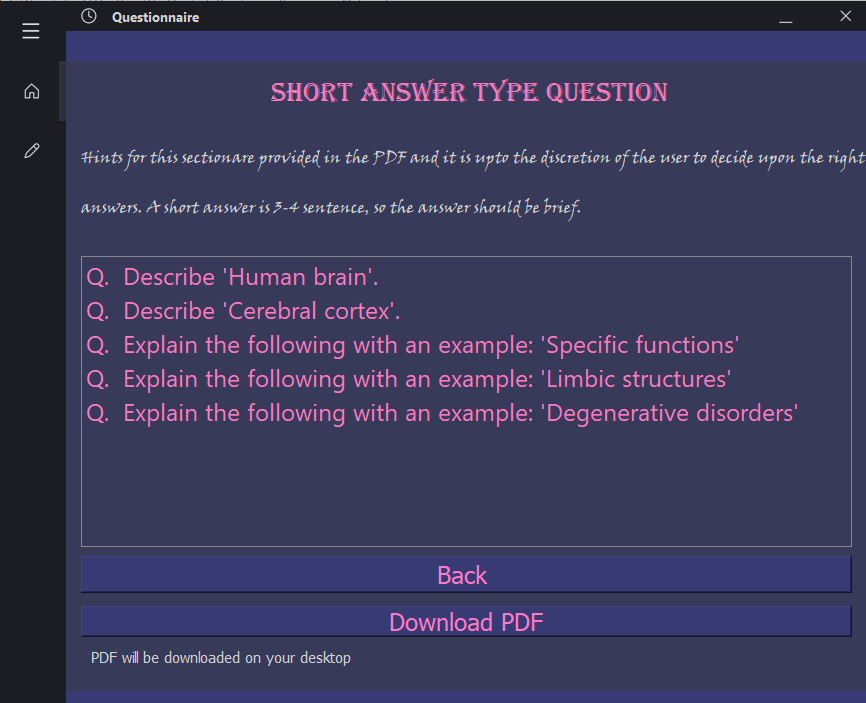 GitHub - the-known-anon/Questionnaire_: project for hackathons