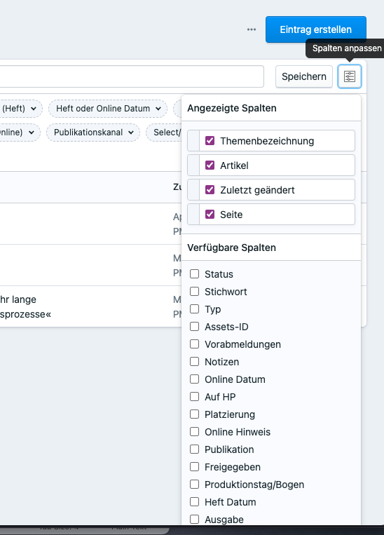 [4.x] Listing: Customize Columns can't handle many columns · Issue ...