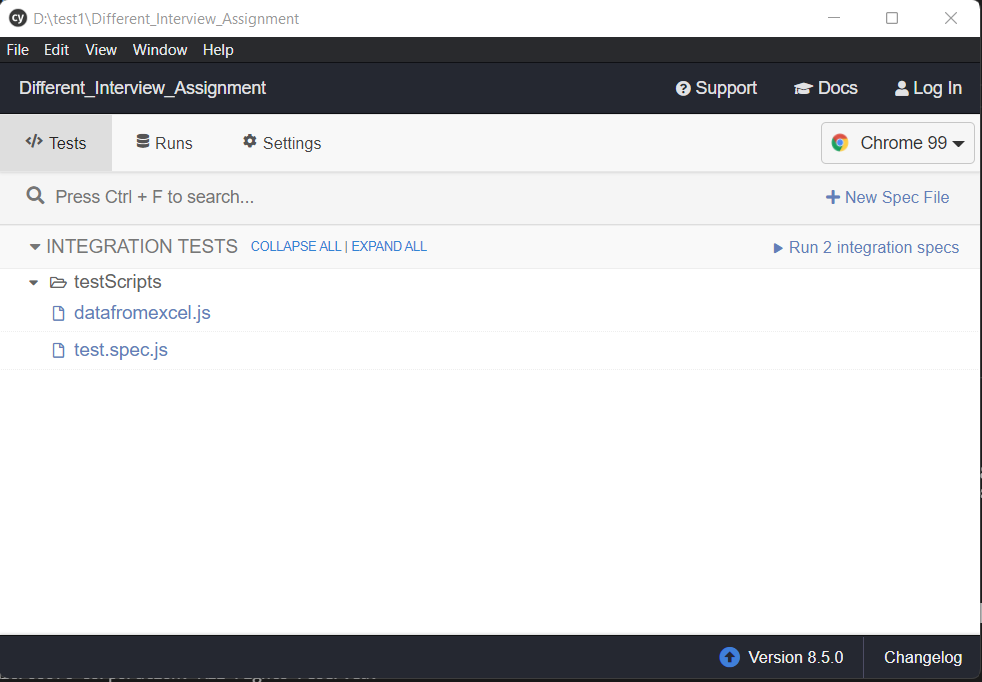 GitHub - vishmi49/Different_Interview_Assignment: Automation suite for ...