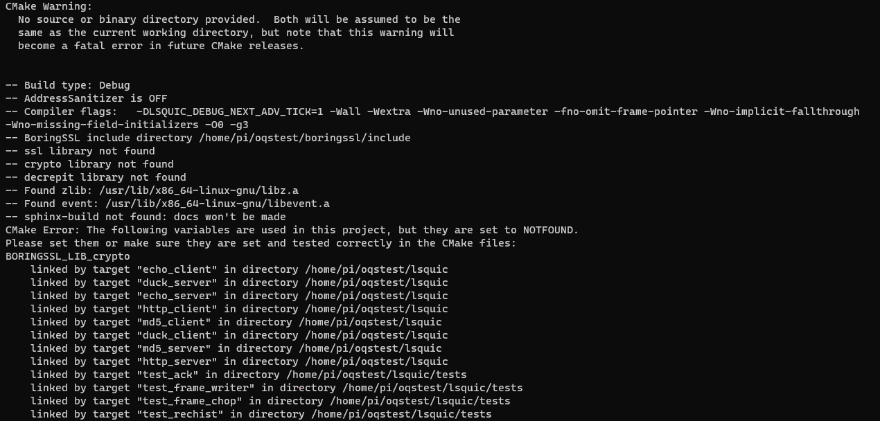 lsquic build error · Issue #166 · litespeedtech/lsquic · GitHub