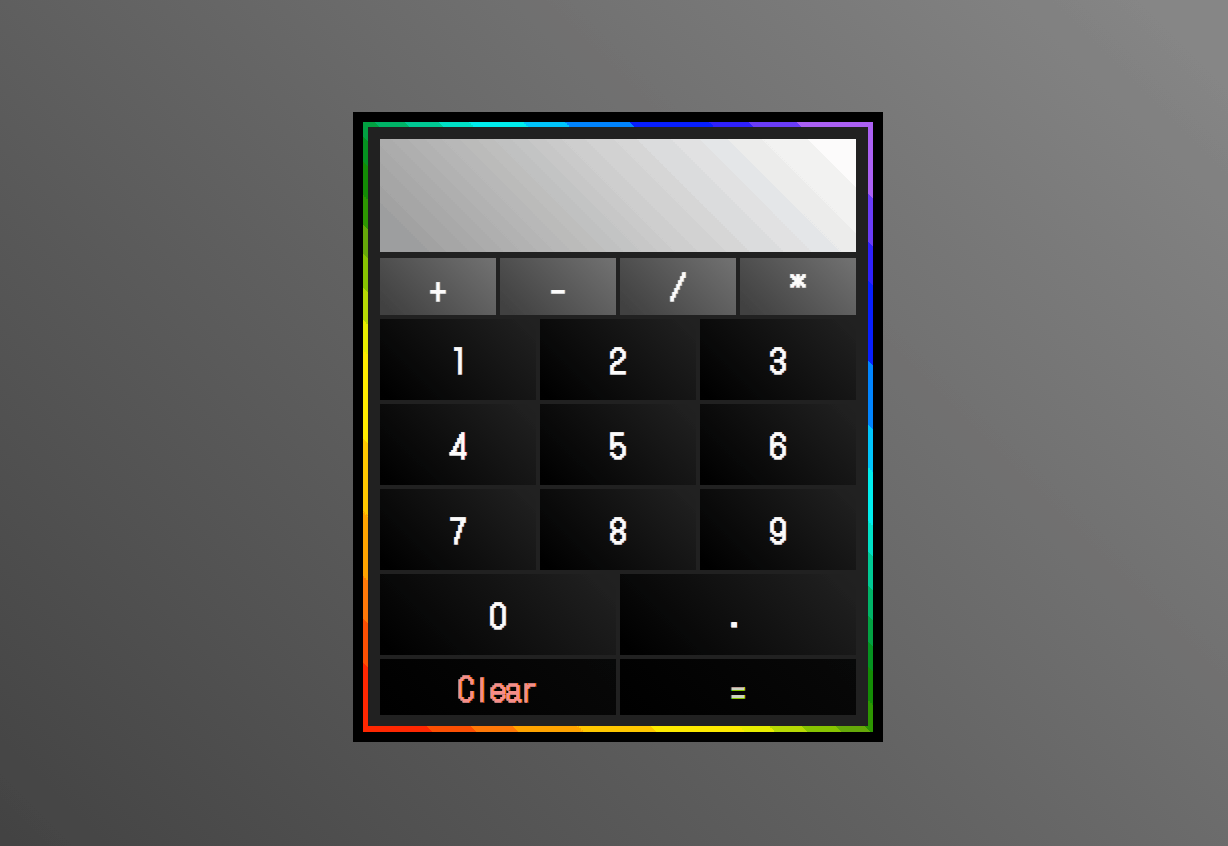 GitHub - cvega21/calculator-js: a nice looking calculator built on React.