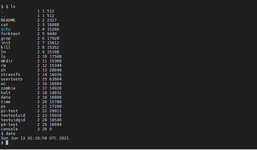 GitHub - devon-wilson/Xv6-Operating-System: Added new control sequences ...