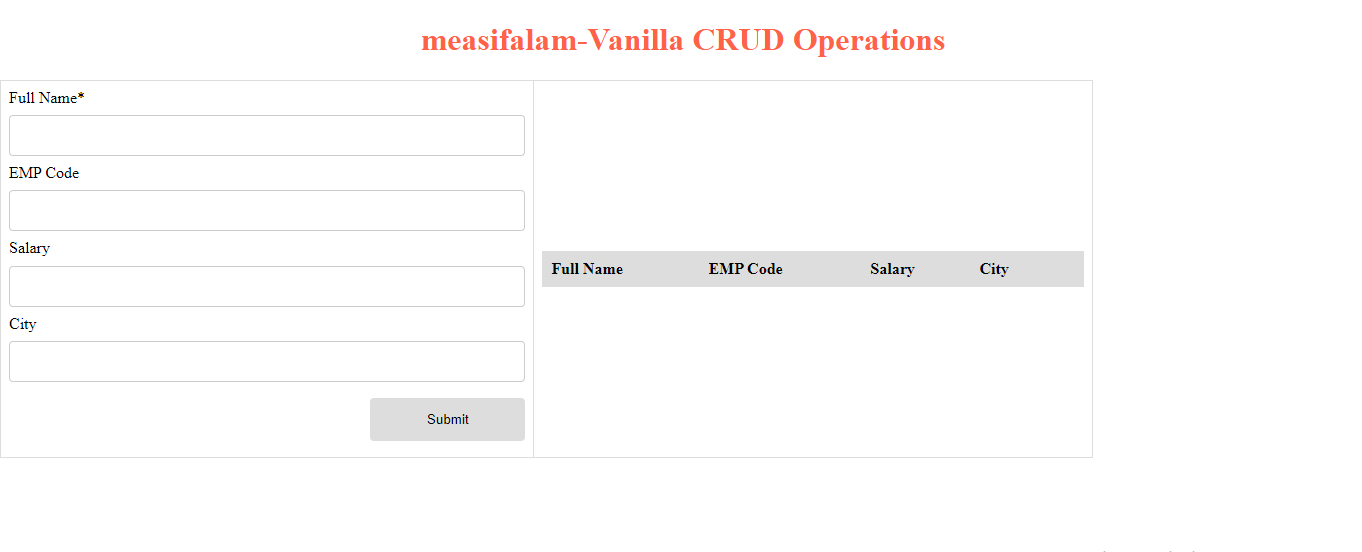 GitHub - measifalam/Vanilla-CRUD: Vanilla-CRUD is a Create ,Replace ...