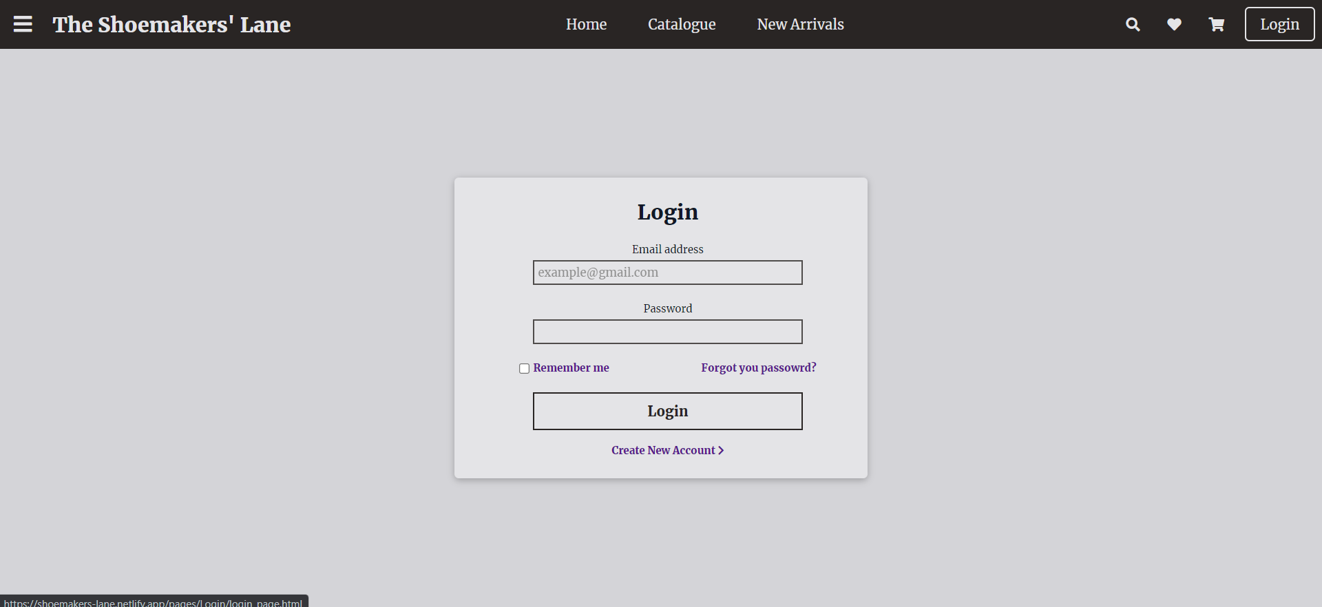 GitHub AnishJS/shoemakerslane website