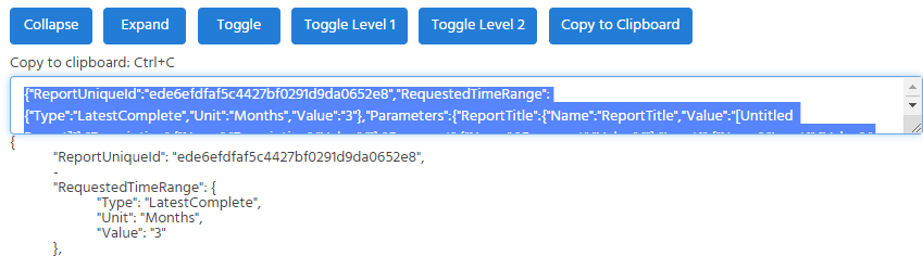 Copy Json To Clipboard
