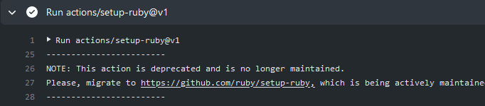 Update ruby action · Issue #385 · openstudiocoalition ...