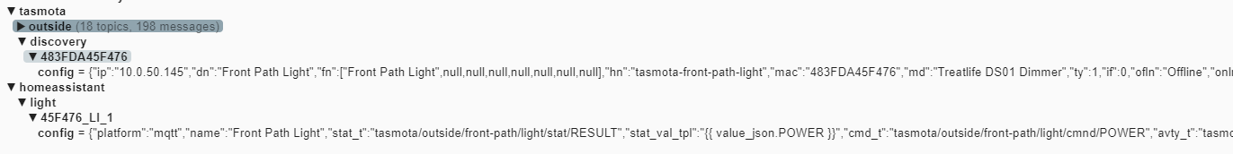 Home Assistant MQTT discovery still occurring with SetOption19=Off ...