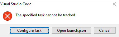 The specified task cannot be tracked · Issue #1756 · microsoft/vscode ...