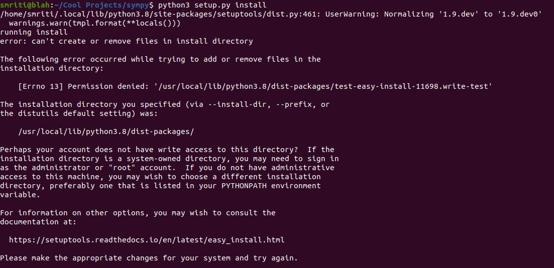 Installation Bugs · Issue #21592 · sympy/sympy · GitHub