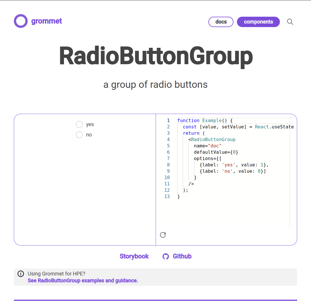 Minor bugs are present in RadioButtonGroup Component · Issue #6751 ...
