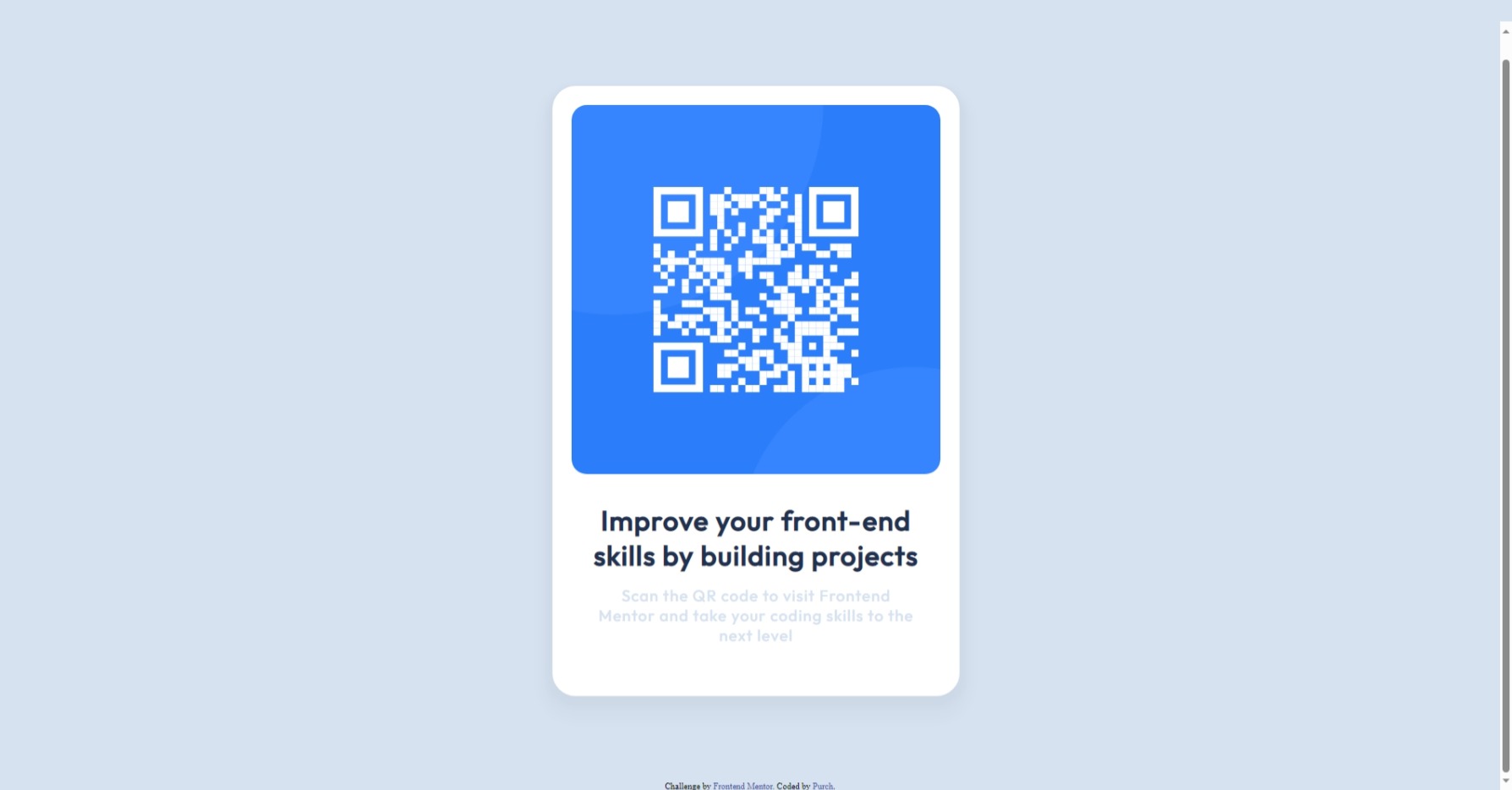 GitHub - Purch1/Frontend-mentor-QrCode: QR Code componenet. A perfect ...