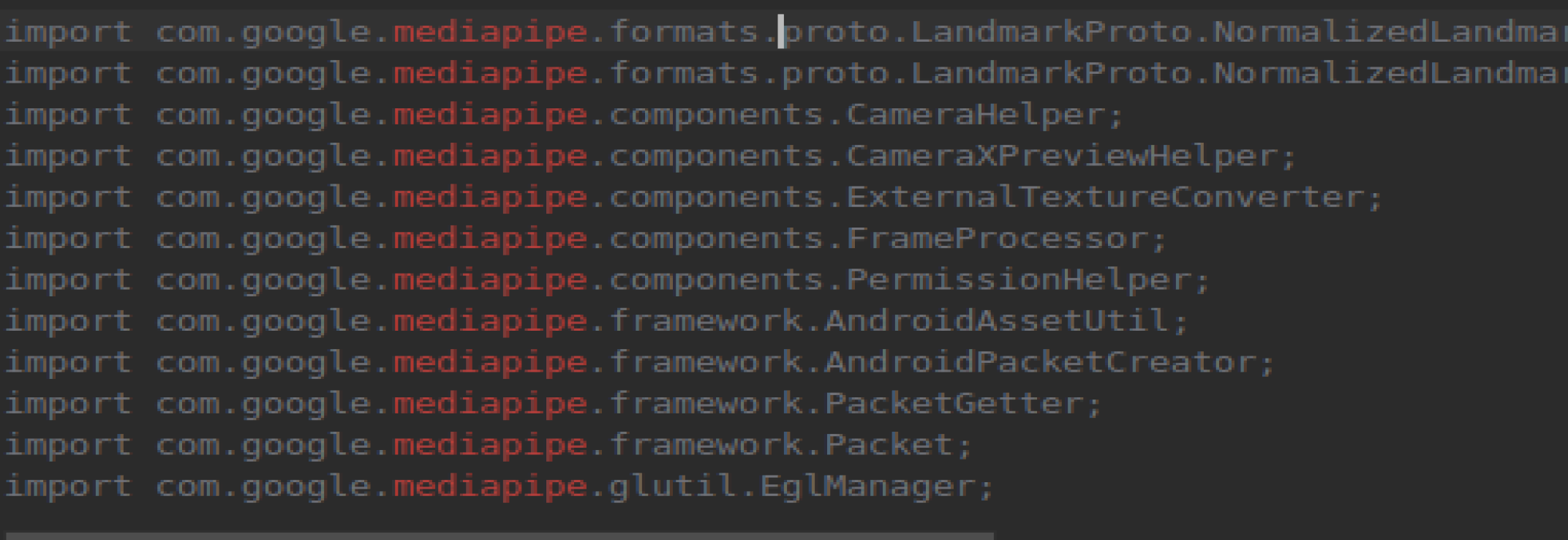 Error importing mediaipipe on android studio · Issue #1974 · google-ai ...