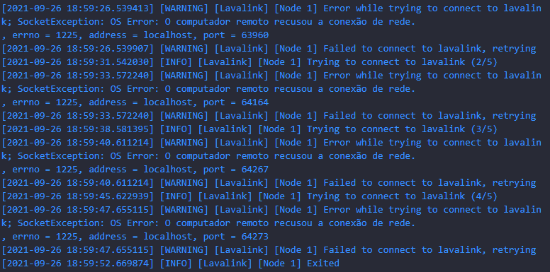Failed to connect to lavalink · Issue #205 · nyxx-discord/nyxx · GitHub