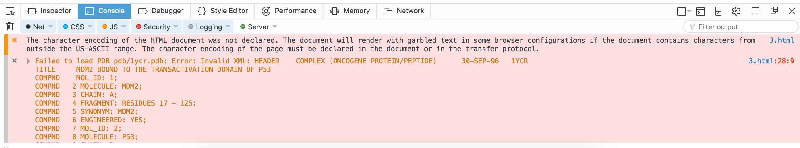 AddModel - Error reading SDF/PDB · Issue #339 · 3dmol/3Dmol.js · GitHub