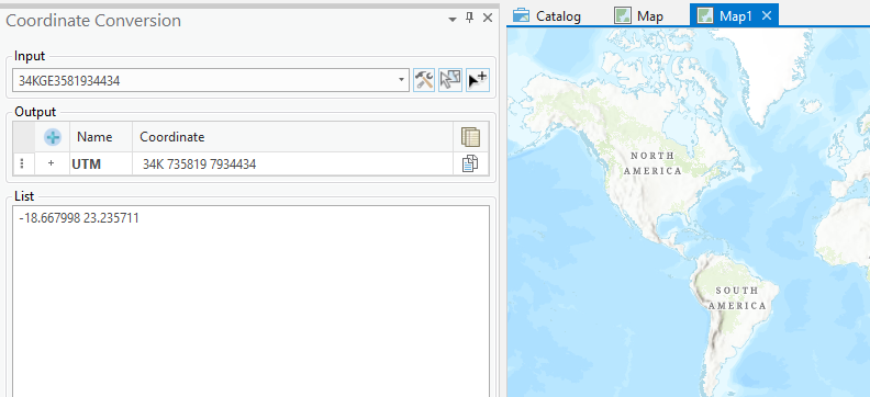 Coordinate Conversion: add support to output UTM using latitude band as ...