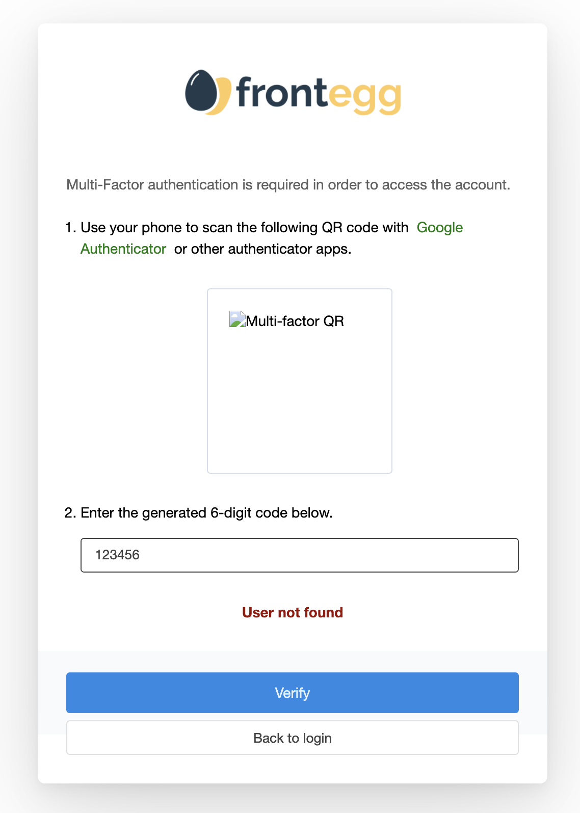 Refactor Auth refactor(auth): add back to login button for some login steps FR-1170 ...