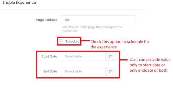 Enable Scheduling
