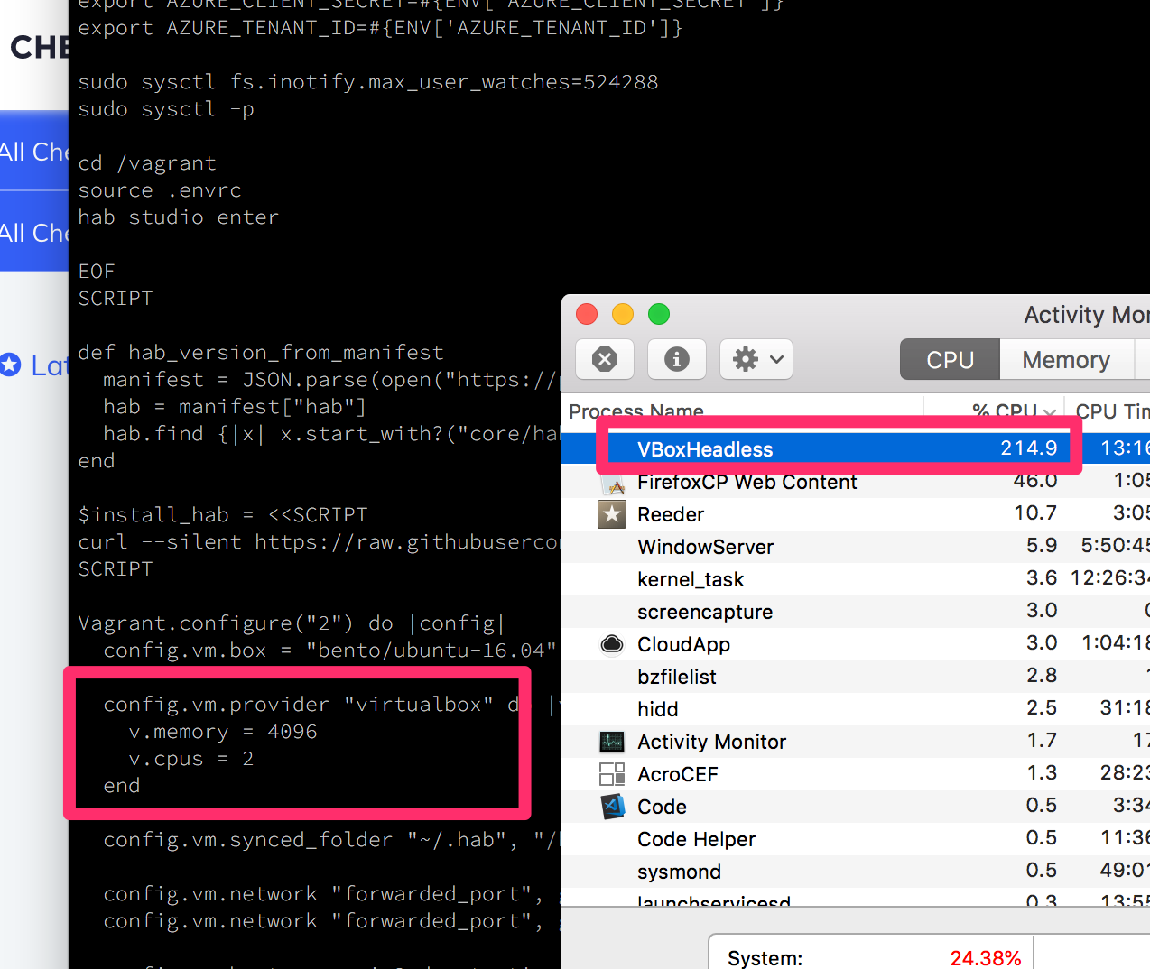[dev-env] Improve CPU Utilization inside the studio · Issue #422 · chef ...