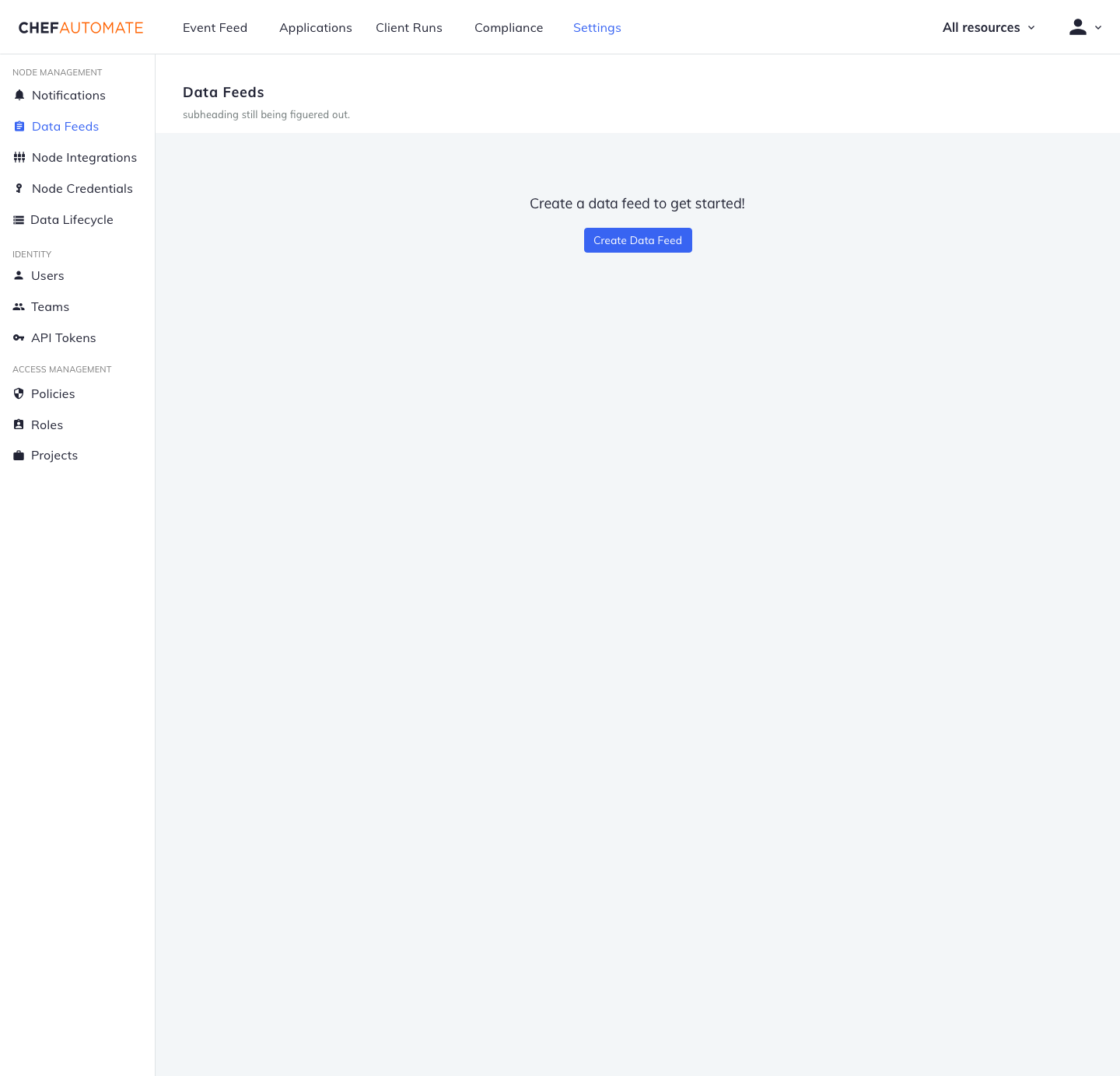 data feed ui consistency updates · Issue #2098 · chef/automate · GitHub
