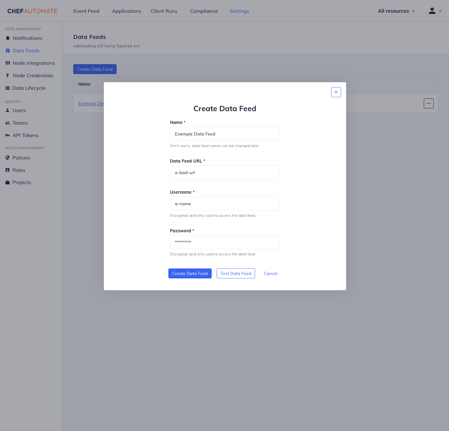 data feed ui consistency updates · Issue #2098 · chef/automate · GitHub