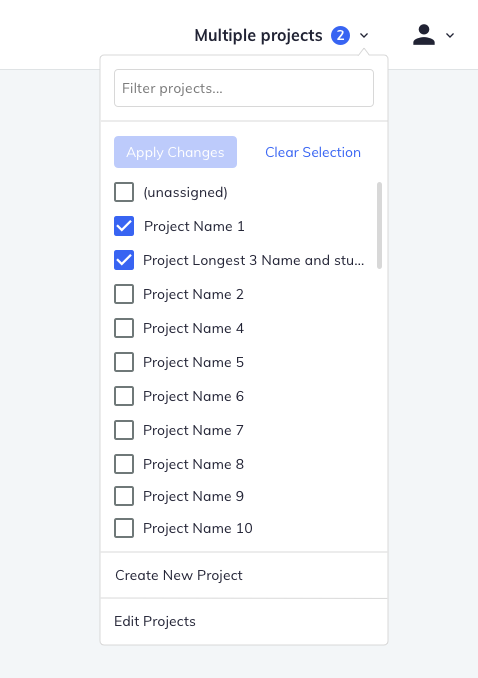 Add search filter to global projects dropdown · Issue #1841 · chef ...